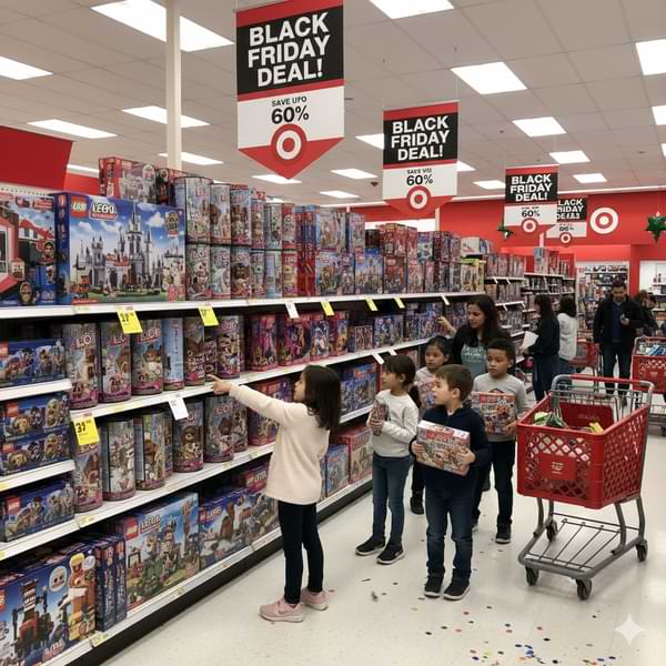Popular toys like LEGO and L.O.L. Surprise dolls on sale during Target Black Friday Sale 2019