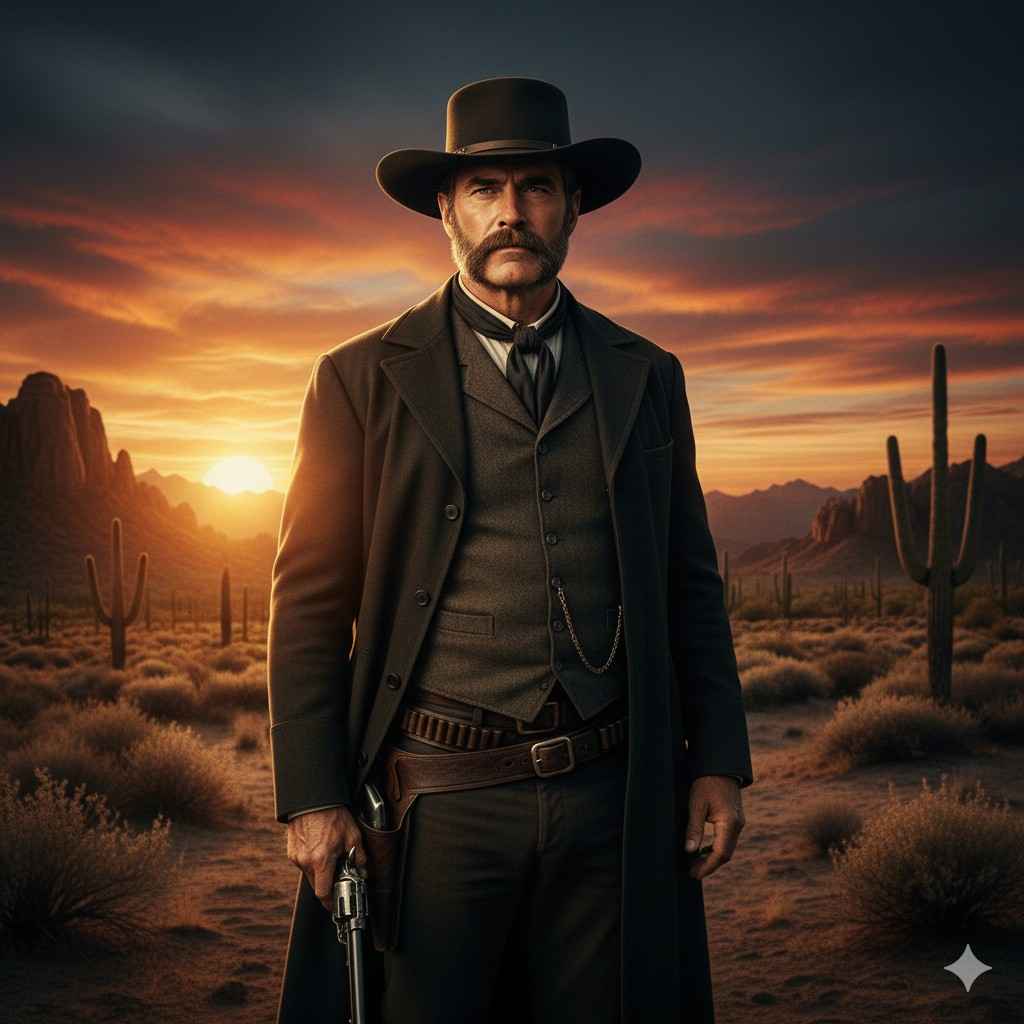 Sam Elliott portraying Virgil Earp in the western film Tombstone
