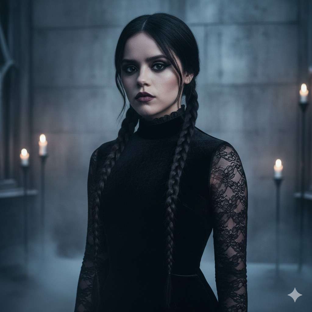 Jenna Ortega as Harley Diaz from Stuck in the Middle