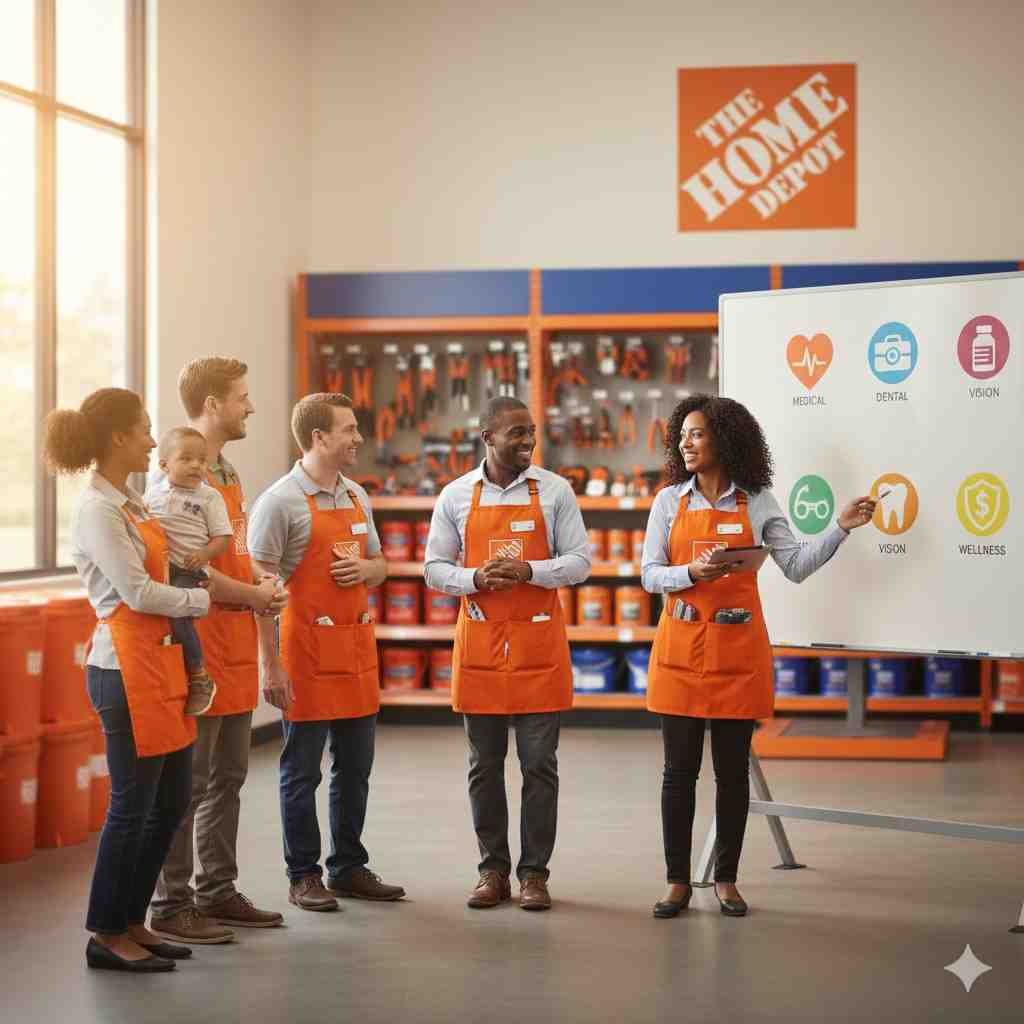Home Depot employee benefits and supportive work culture
